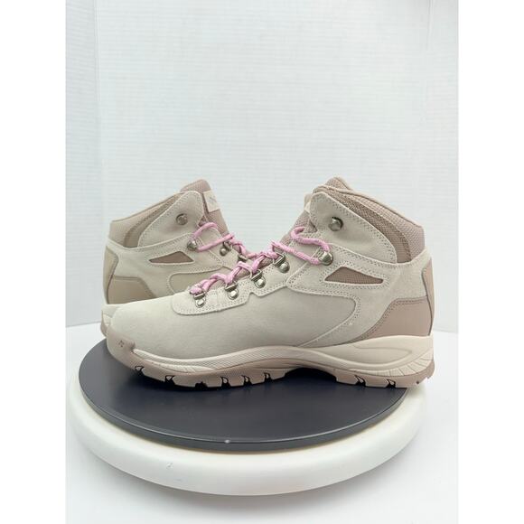 Columbia Newton Ridge Plus Womens Sz 11 Waterproof Amped Hiking Boots Dark Stone - Picture 7 of 10